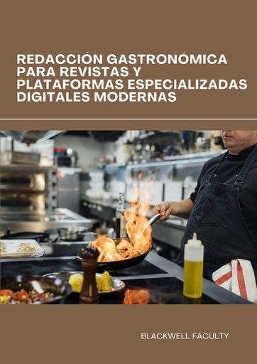 REDACCIÓN GASTRONÓMICA PARA REVISTAS Y PLATAFORMAS ESPECIALIZADAS DIGITALES MODERNAS