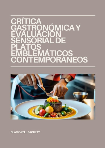 CRÍTICA GASTRONÓMICA Y EVALUACIÓN SENSORIAL DE PLATOS EMBLEMÁTICOS CONTEMPORÁNEOS