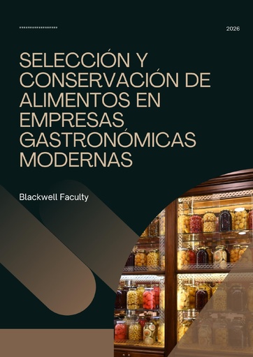 SELECCIÓN Y CONSERVACIÓN DE ALIMENTOS EN EMPRESAS GASTRONÓMICAS MODERNAS