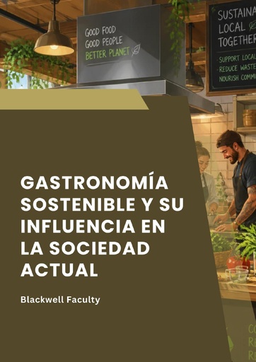 GASTRONOMÍA SOSTENIBLE Y SU INFLUENCIA EN LA SOCIEDAD ACTUAL