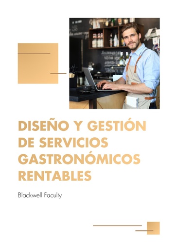 DISEÑO Y GESTIÓN DE SERVICIOS GASTRONÓMICOS RENTABLES