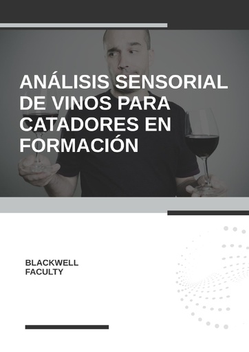 ANÁLISIS SENSORIAL DE VINOS PARA CATADORES EN FORMACIÓN