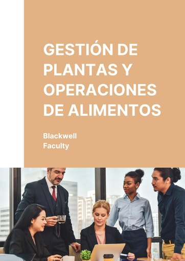 GESTIÓN DE PLANTAS Y OPERACIONES DE ALIMENTOS