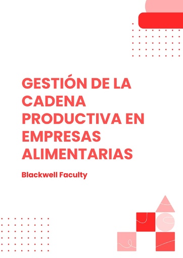 GESTIÓN DE LA CADENA PRODUCTIVA EN EMPRESAS ALIMENTARIAS