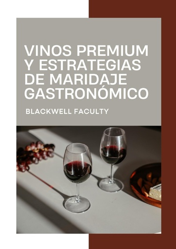 VINOS PREMIUM Y ESTRATEGIAS DE MARIDAJE GASTRONÓMICO