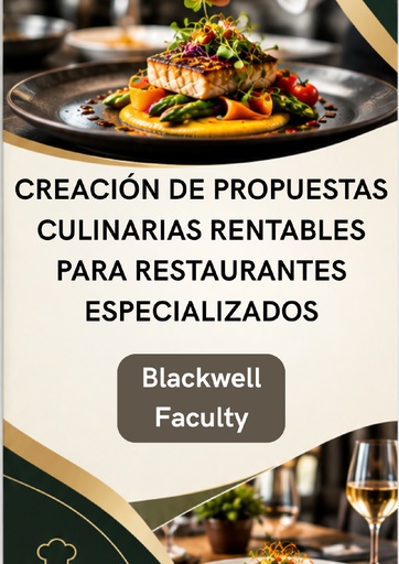 CREACIÓN DE PROPUESTAS CULINARIAS RENTABLES PARA RESTAURANTES ESPECIALIZADOS