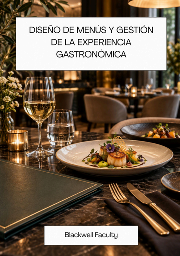 DISEÑO DE MENÚS Y GESTIÓN DE LA EXPERIENCIA GASTRONÓMICA