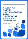 DISEÑO DE CARTAS GASTRONÓMICAS PARA DIFERENCIAR NEGOCIOS CULINARIOS