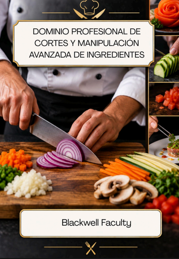 DOMINIO PROFESIONAL DE CORTES Y MANIPULACIÓN AVANZADA DE INGREDIENTES