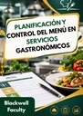 PLANIFICACIÓN Y CONTROL DEL MENÚ EN SERVICIOS GASTRONÓMICOS