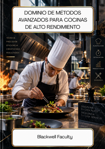 DOMINIO DE MÉTODOS AVANZADOS PARA COCINAS DE ALTO RENDIMIENTO