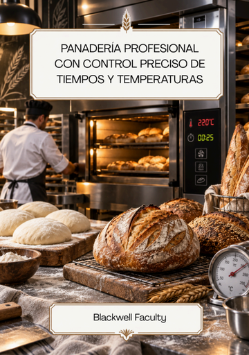 PANADERÍA PROFESIONAL CON CONTROL PRECISO DE TIEMPOS Y TEMPERATURAS