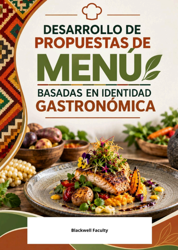 DESARROLLO DE PROPUESTAS DE MENÚ BASADAS EN IDENTIDAD GASTRONÓMICA