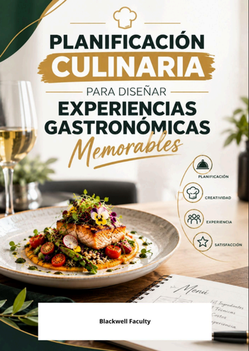 PLANIFICACIÓN CULINARIA PARA DISEÑAR EXPERIENCIAS GASTRONÓMICAS MEMORABLES