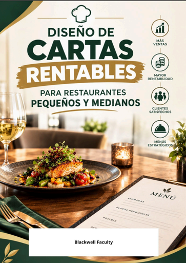 DISEÑO DE CARTAS RENTABLES PARA RESTAURANTES PEQUEÑOS Y MEDIANOS