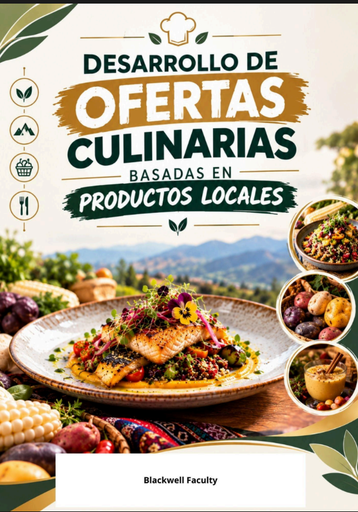 DESARROLLO DE OFERTAS CULINARIAS BASADAS EN PRODUCTOS LOCALES