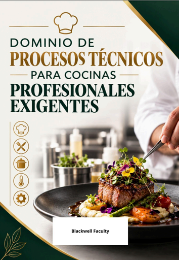 DOMINIO DE PROCESOS TÉCNICOS PARA COCINAS PROFESIONALES EXIGENTES