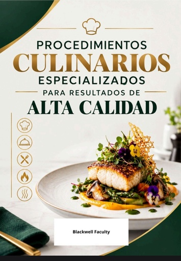 PROCEDIMIENTOS CULINARIOS ESPECIALIZADOS PARA RESULTADOS DE ALTA CALIDAD