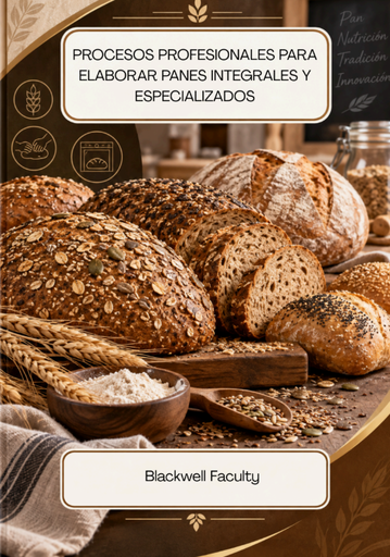 PROCESOS PROFESIONALES PARA ELABORAR PANES INTEGRALES Y ESPECIALIZADOS