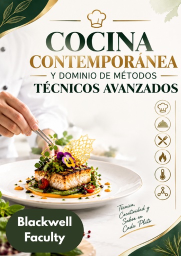 COCINA CONTEMPORÁNEA Y DOMINIO DE MÉTODOS TÉCNICOS AVANZADOS