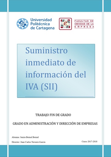 Suministro inmediato de información del IVA (SII)