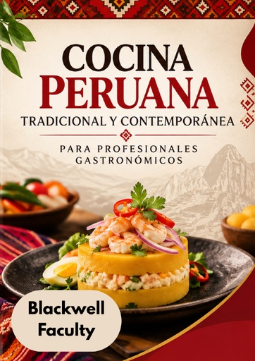 COCINA PERUANA TRADICIONAL Y CONTEMPORÁNEA PARA PROFESIONALES GASTRONÓMICOS