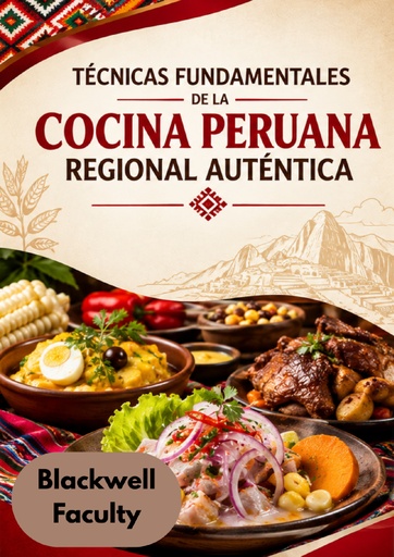 TÉCNICAS FUNDAMENTALES DE LA COCINA PERUANA REGIONAL AUTÉNTICA