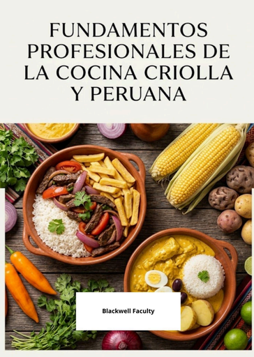 FUNDAMENTOS PROFESIONALES DE LA COCINA CRIOLLA Y PERUANA