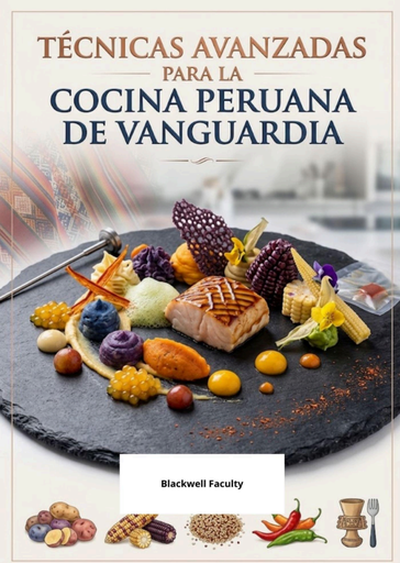TÉCNICAS AVANZADAS PARA LA COCINA PERUANA DE VANGUARDIA