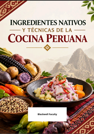 INGREDIENTES NATIVOS Y TÉCNICAS DE LA COCINA PERUANA