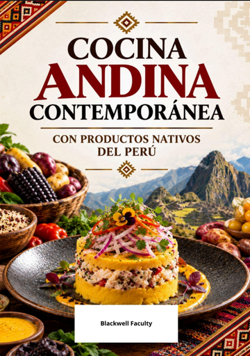 COCINA ANDINA CONTEMPORÁNEA CON PRODUCTOS NATIVOS DEL PERÚ