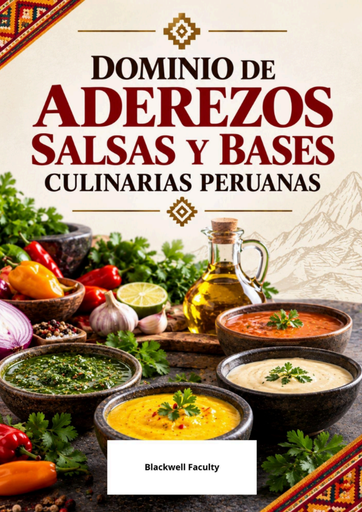 DOMINIO DE ADEREZOS SALSAS Y BASES CULINARIAS PERUANAS