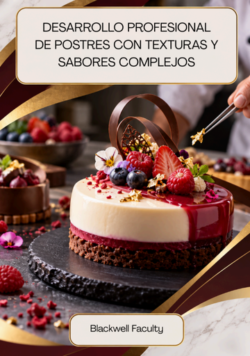 DESARROLLO PROFESIONAL DE POSTRES CON TEXTURAS Y SABORES COMPLEJOS