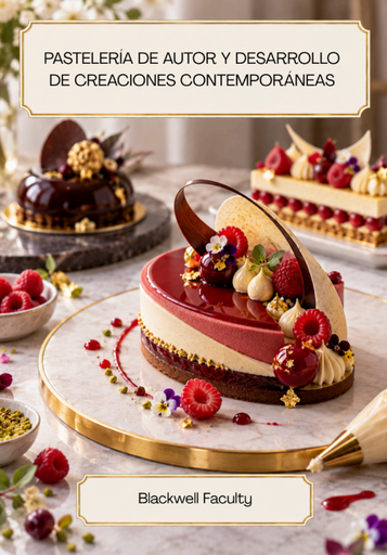 PASTELERÍA DE AUTOR Y DESARROLLO DE CREACIONES CONTEMPORÁNEAS