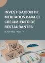 INVESTIGACIÓN DE MERCADOS PARA EL CRECIMIENTO DE RESTAURANTES