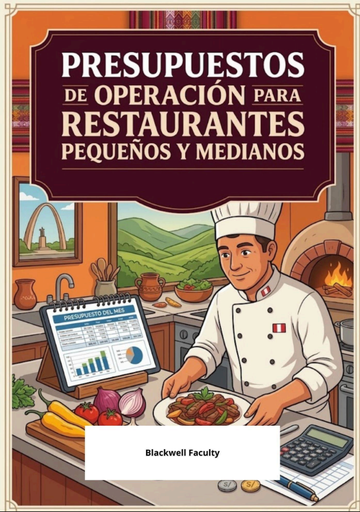 PRESUPUESTOS DE OPERACIÓN PARA RESTAURANTES PEQUEÑOS Y MEDIANOS