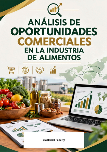 ANÁLISIS DE OPORTUNIDADES COMERCIALES EN LA INDUSTRIA DE ALIMENTOS