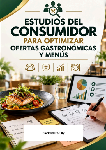 ESTUDIOS DEL CONSUMIDOR PARA OPTIMIZAR OFERTAS GASTRONÓMICAS Y MENÚS