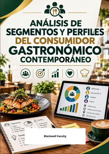 ANÁLISIS DE SEGMENTOS Y PERFILES DEL CONSUMIDOR GASTRONÓMICO CONTEMPORÁNEO