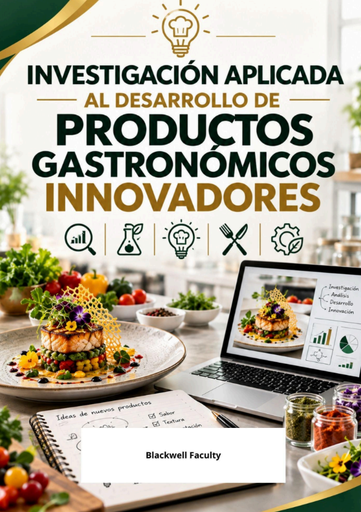 INVESTIGACIÓN APLICADA AL DESARROLLO DE PRODUCTOS GASTRONÓMICOS INNOVADORES