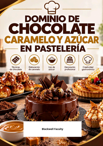 DOMINIO DE CHOCOLATE CARAMELO Y AZÚCAR EN PASTELERÍA