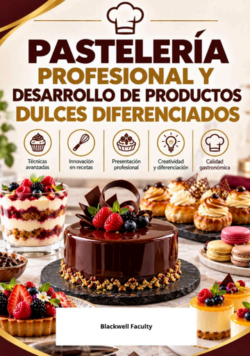 PASTELERÍA PROFESIONAL Y DESARROLLO DE PRODUCTOS DULCES DIFERENCIADOS