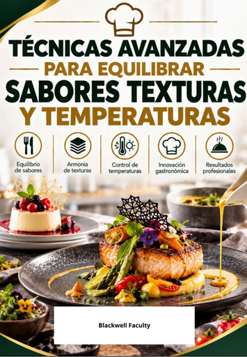 TÉCNICAS AVANZADAS PARA EQUILIBRAR SABORES TEXTURAS Y TEMPERATURAS