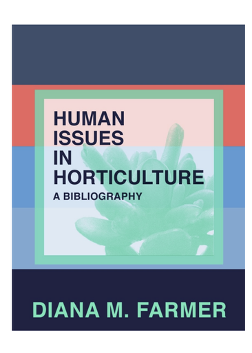 Human Issues in Horticulture: A Bibliography