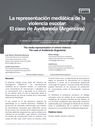 La representación mediática de la violencia escolar: El caso de Avellaneda (Argentina)