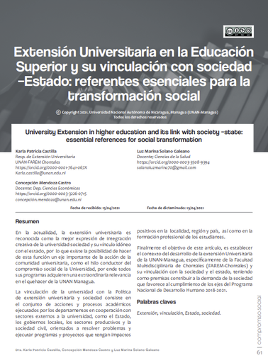 Extensión Universitaria: alta proyección socio-educativa y un aporte significativo para el desarrollo del país