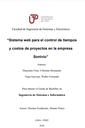 Sistema web para el control de tiempos y costos de proyectos en la empresa Soniviu