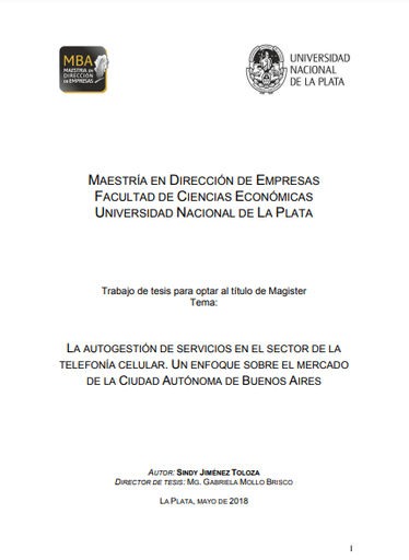 La autogestión de servicios en el sector de la telefonía celular