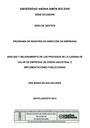 Análisis y mejoramiento de los procesos de la cadena de valor en empresas de diseño industrial e implementaciones publicitarias