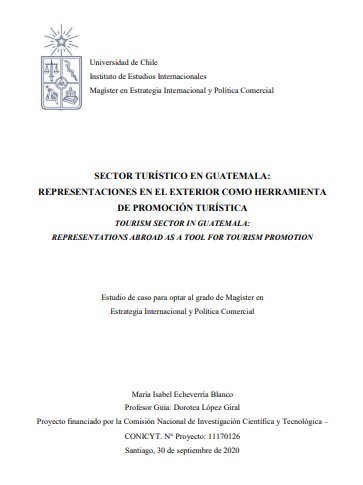 Sector turístico en Guatemala: representaciones en el exterior como herramienta de promoción turística